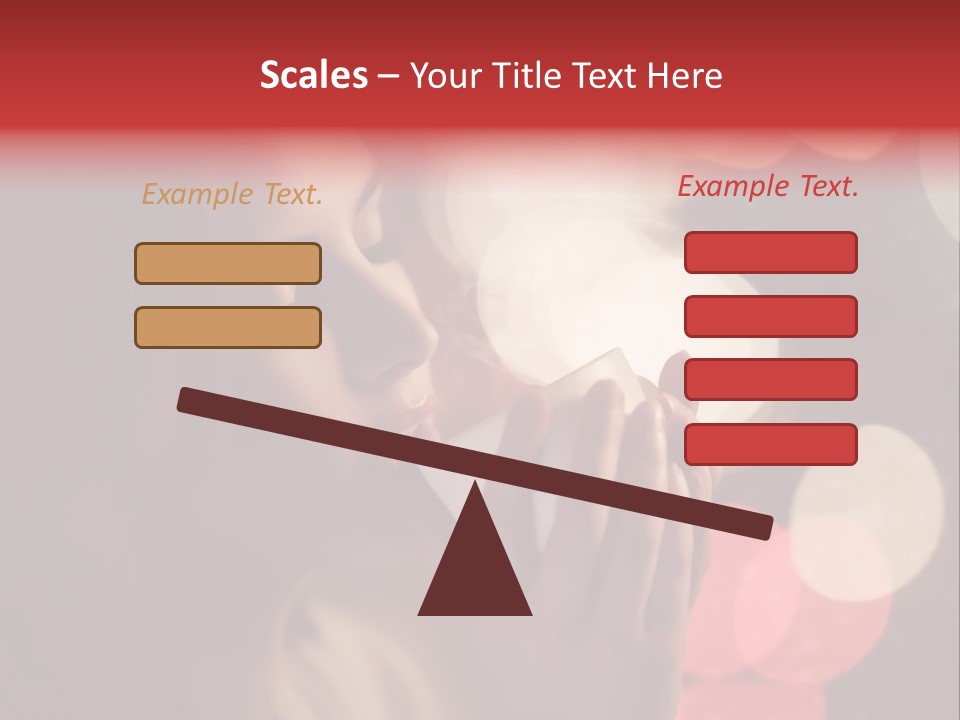 Addict Haircut Dark PowerPoint Template