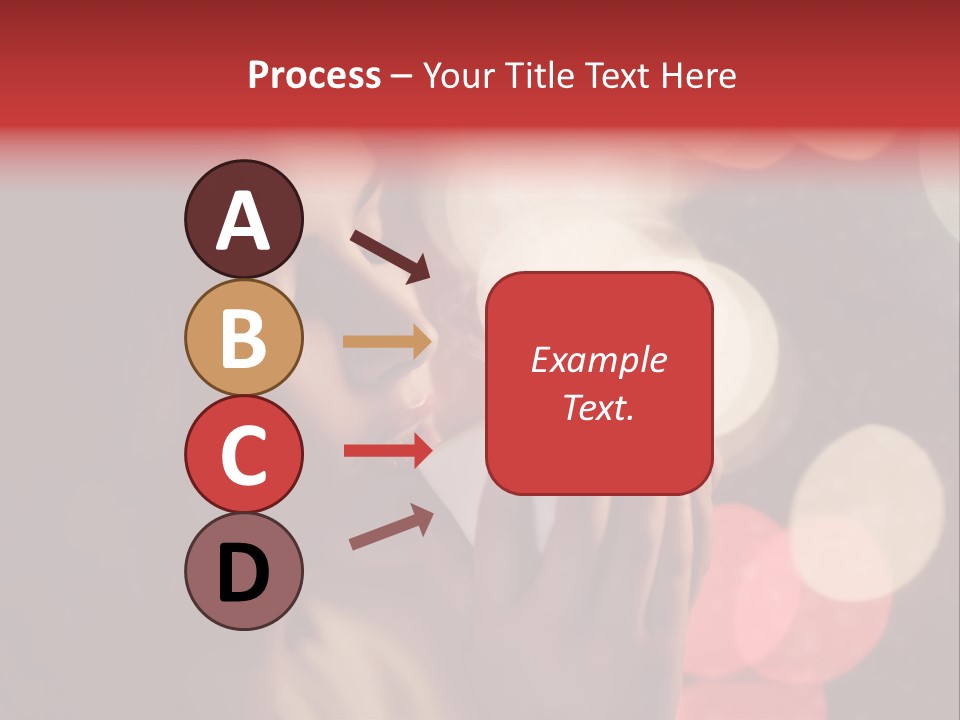 Addict Haircut Dark PowerPoint Template