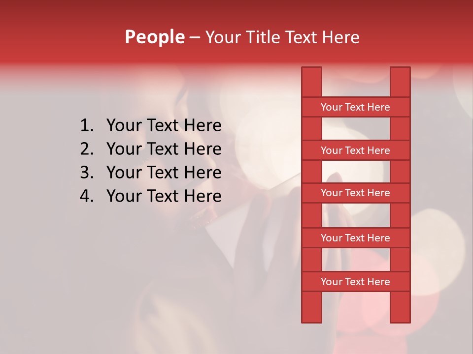 Addict Haircut Dark PowerPoint Template