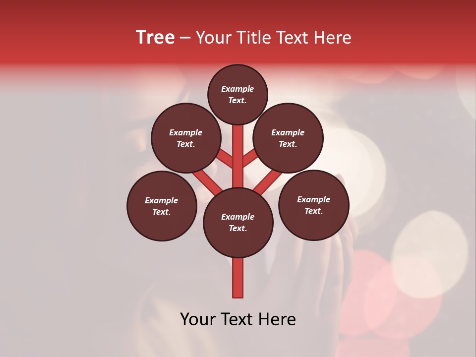 Addict Haircut Dark PowerPoint Template