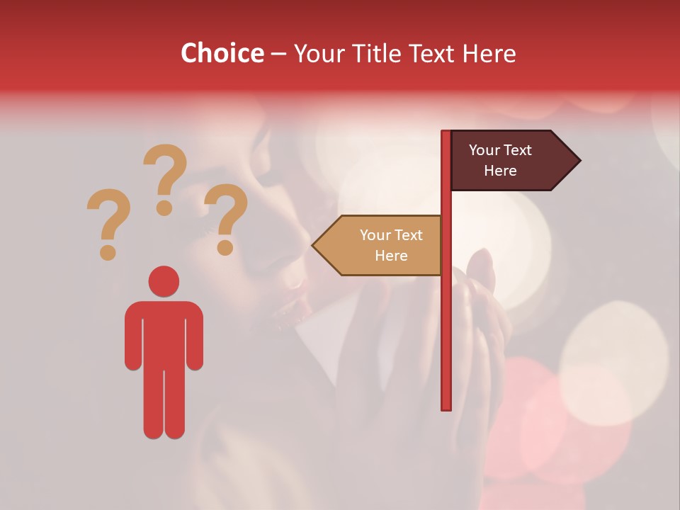 Addict Haircut Dark PowerPoint Template