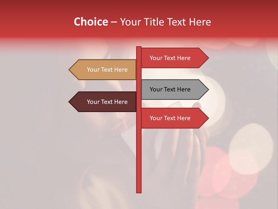 Addict Haircut Dark PowerPoint Template