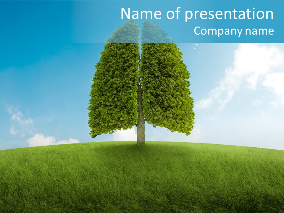 Hill Environment Grass PowerPoint Template