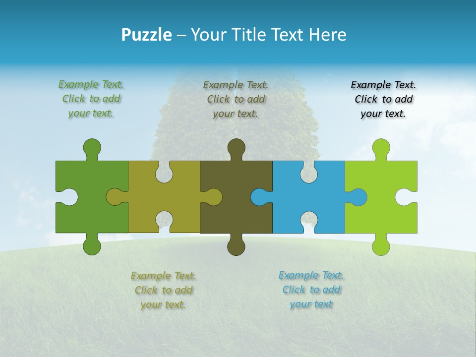 Hill Environment Grass PowerPoint Template