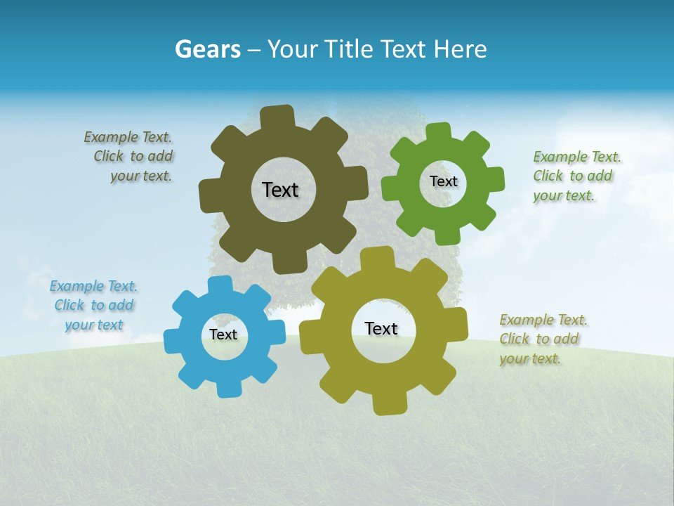 Hill Environment Grass PowerPoint Template