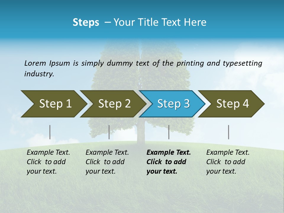 Hill Environment Grass PowerPoint Template