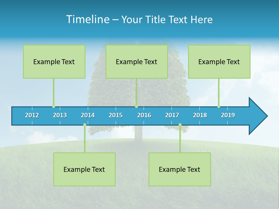 Hill Environment Grass PowerPoint Template