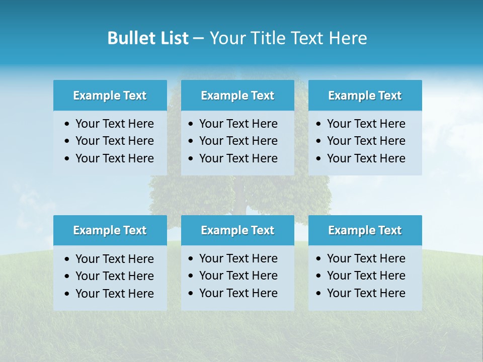 Hill Environment Grass PowerPoint Template