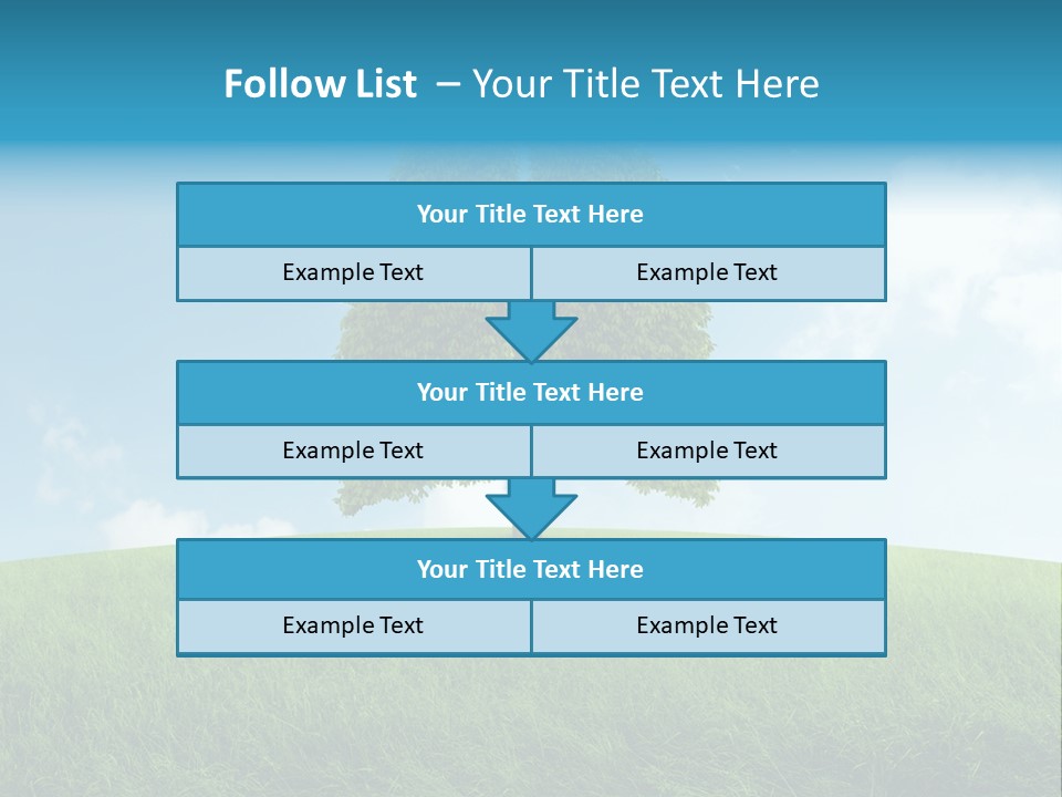 Hill Environment Grass PowerPoint Template