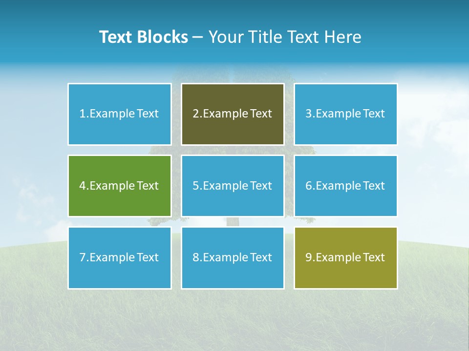 Hill Environment Grass PowerPoint Template