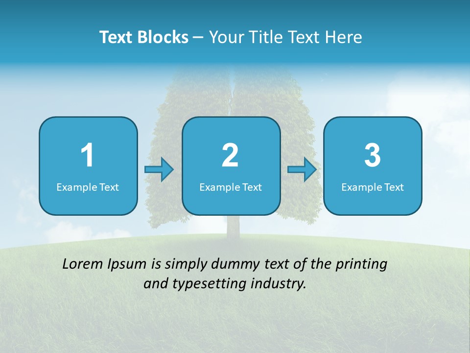 Hill Environment Grass PowerPoint Template