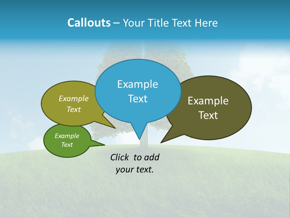 Hill Environment Grass PowerPoint Template