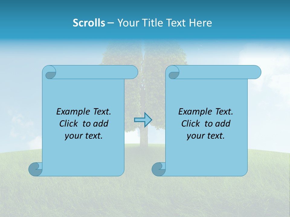 Hill Environment Grass PowerPoint Template