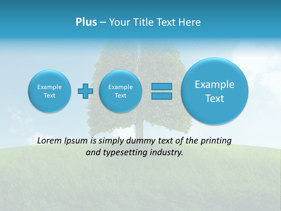 Hill Environment Grass PowerPoint Template