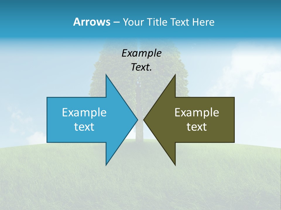 Hill Environment Grass PowerPoint Template