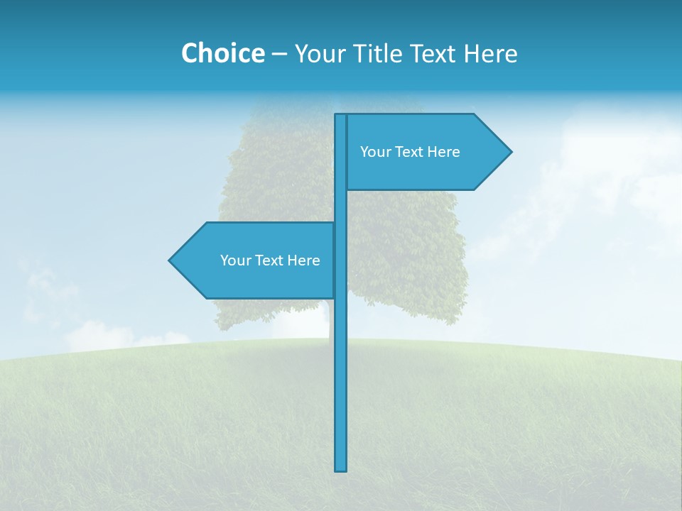 Hill Environment Grass PowerPoint Template