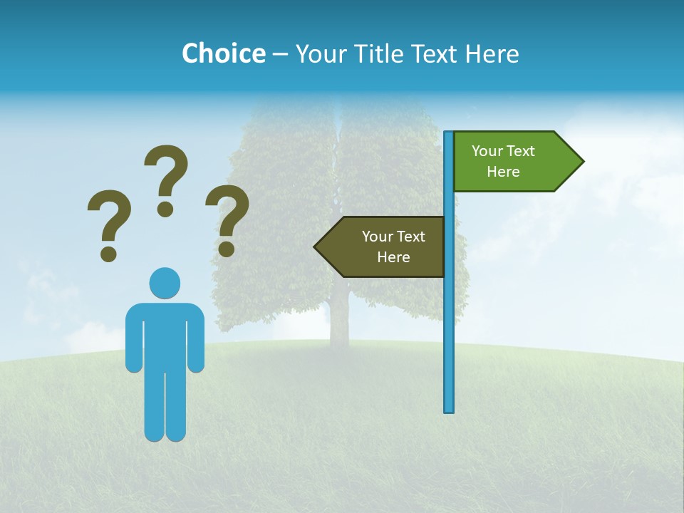 Hill Environment Grass PowerPoint Template