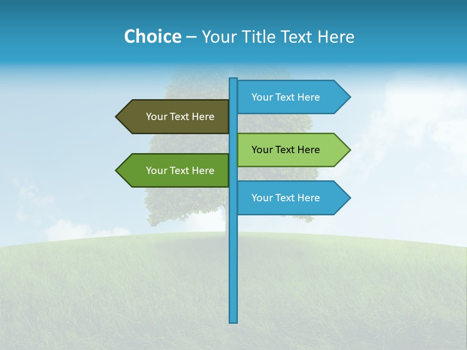 Hill Environment Grass PowerPoint Template
