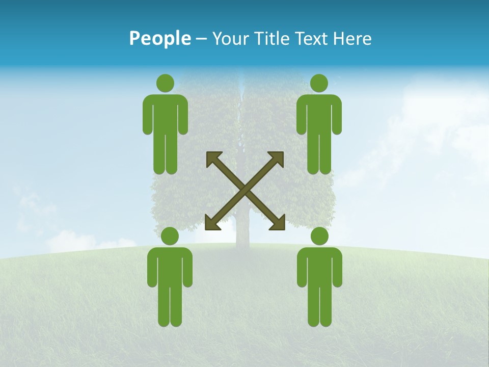 Hill Environment Grass PowerPoint Template