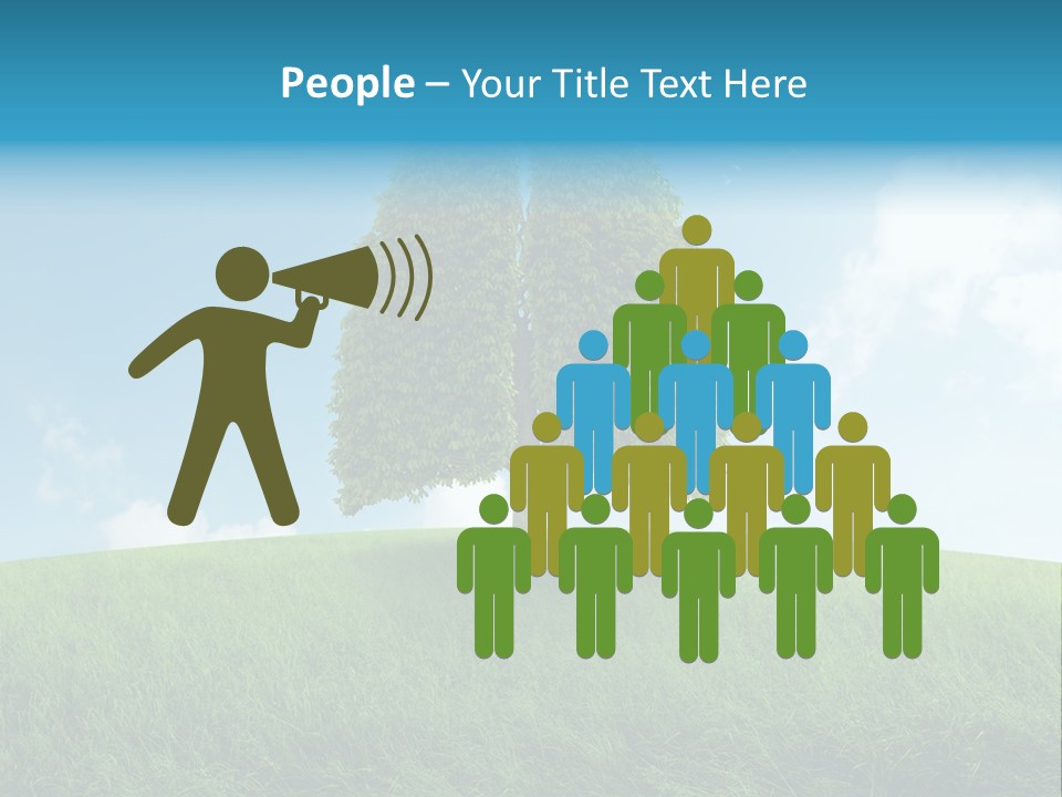 Hill Environment Grass PowerPoint Template