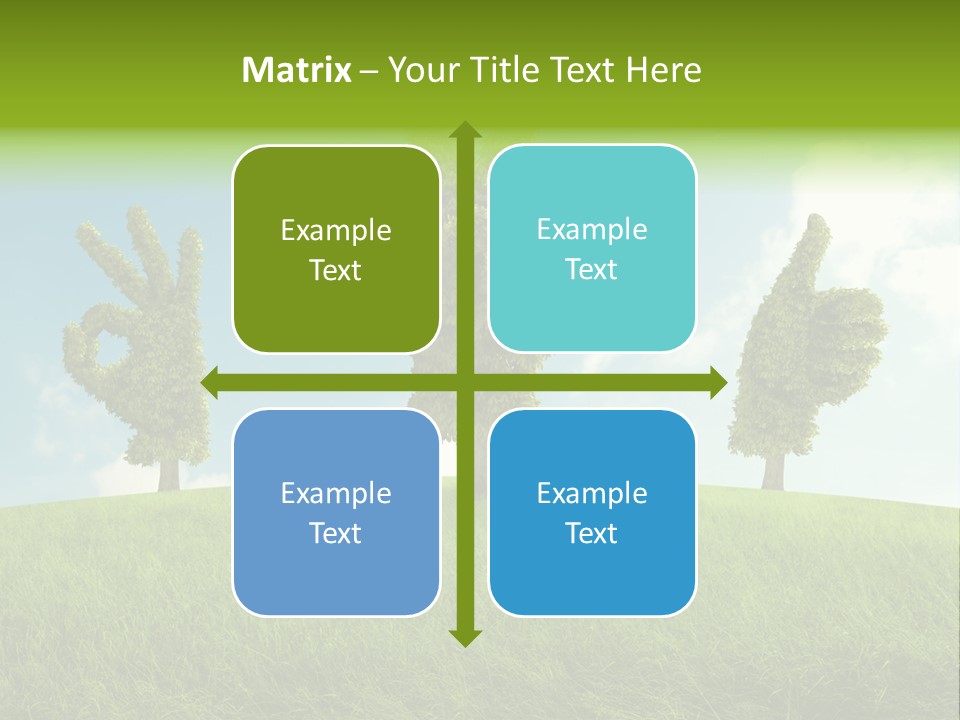 Good Environment Victory PowerPoint Template