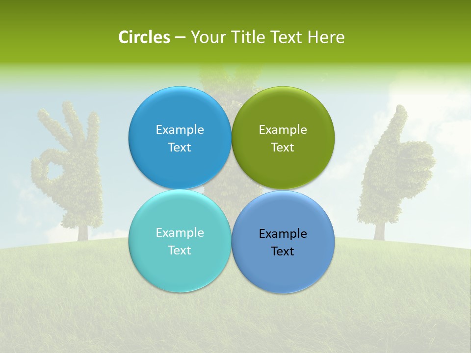 Good Environment Victory PowerPoint Template