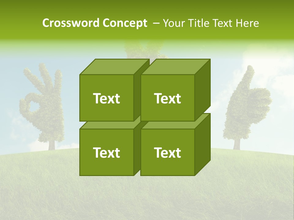 Good Environment Victory PowerPoint Template