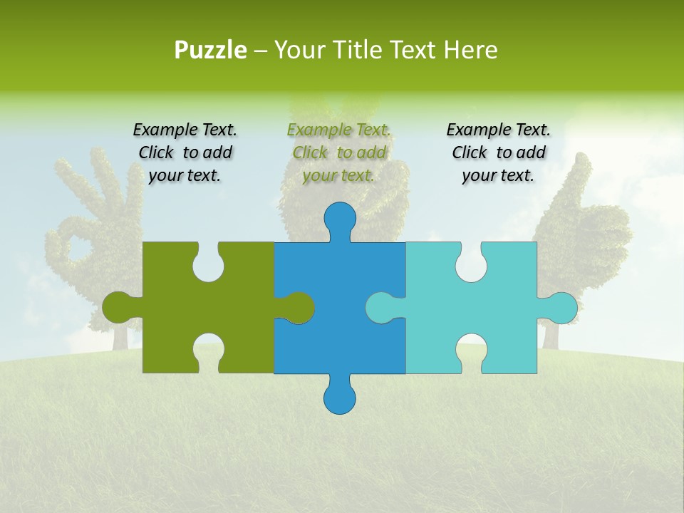 Good Environment Victory PowerPoint Template