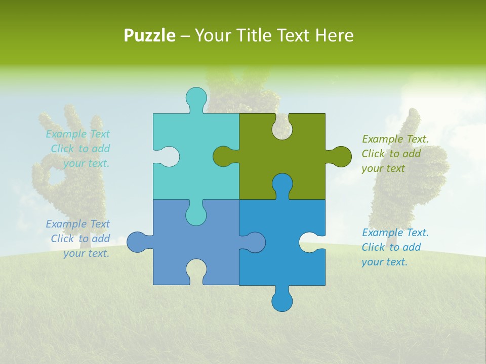 Good Environment Victory PowerPoint Template