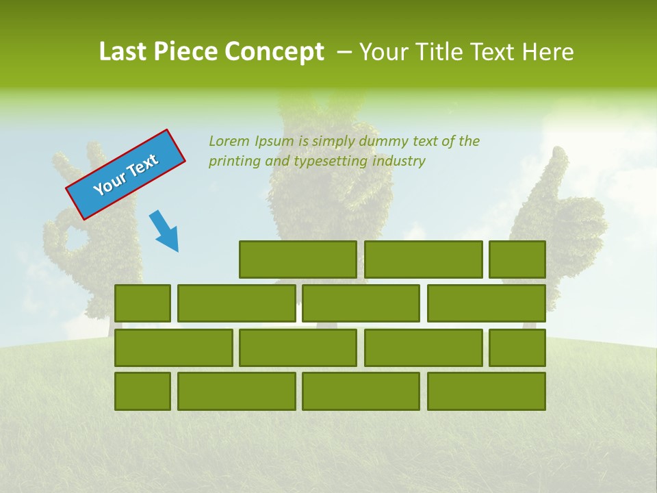 Good Environment Victory PowerPoint Template