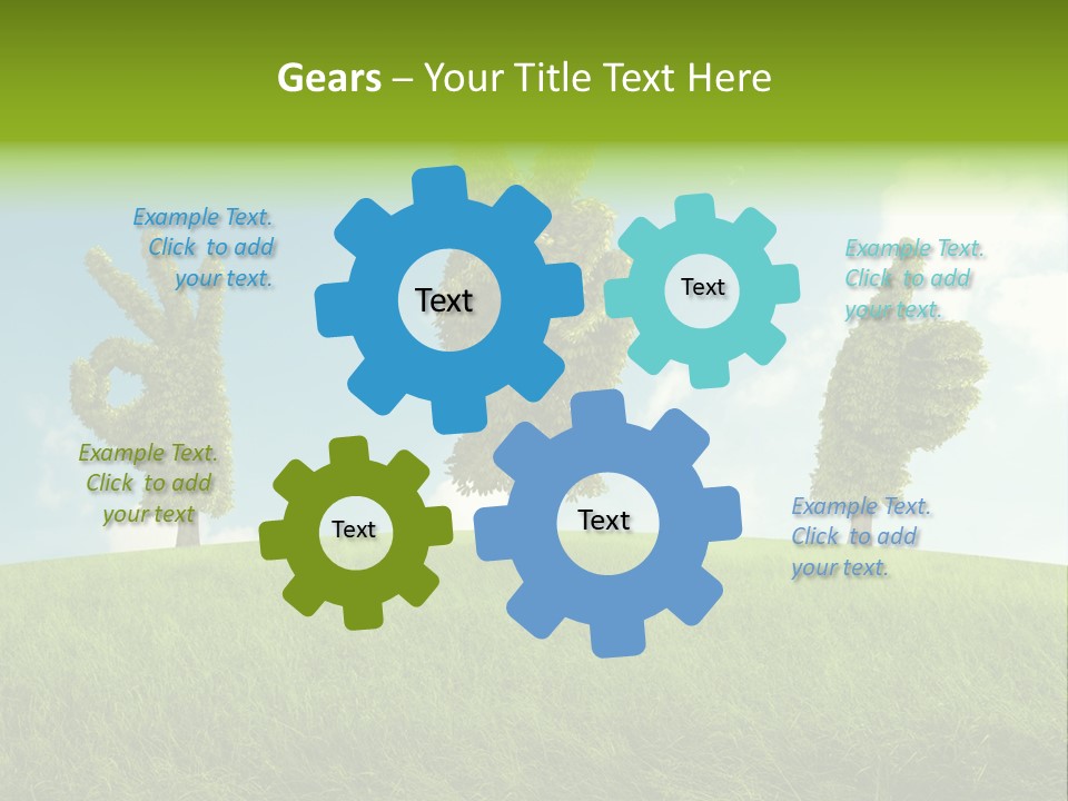 Good Environment Victory PowerPoint Template