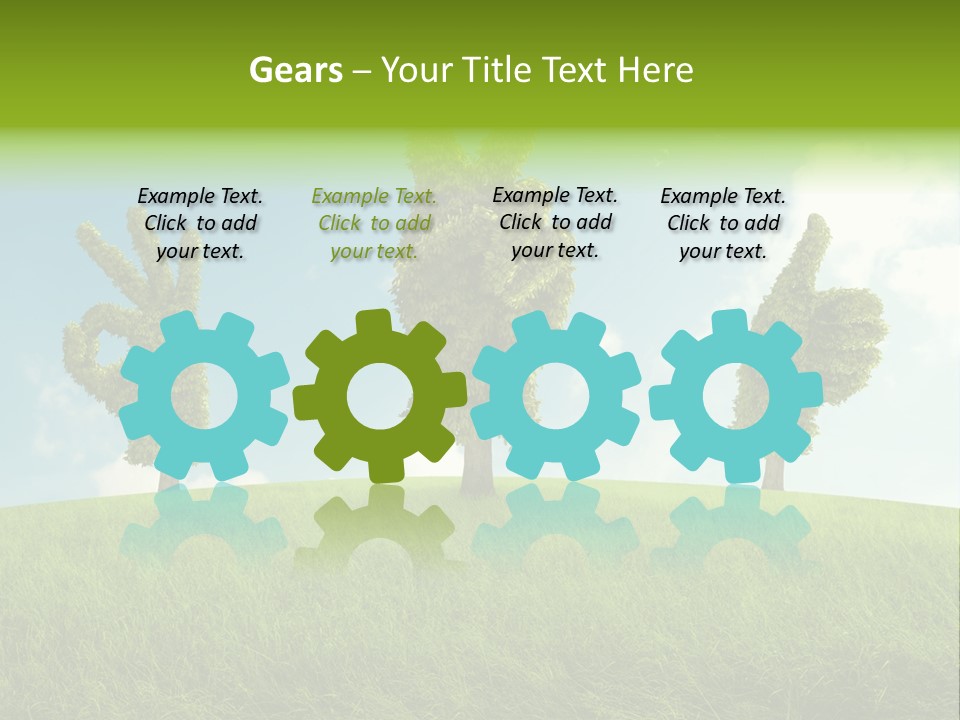 Good Environment Victory PowerPoint Template