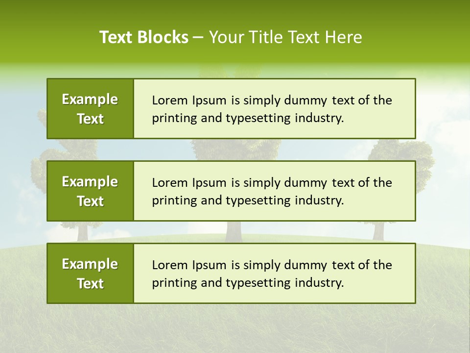 Good Environment Victory PowerPoint Template