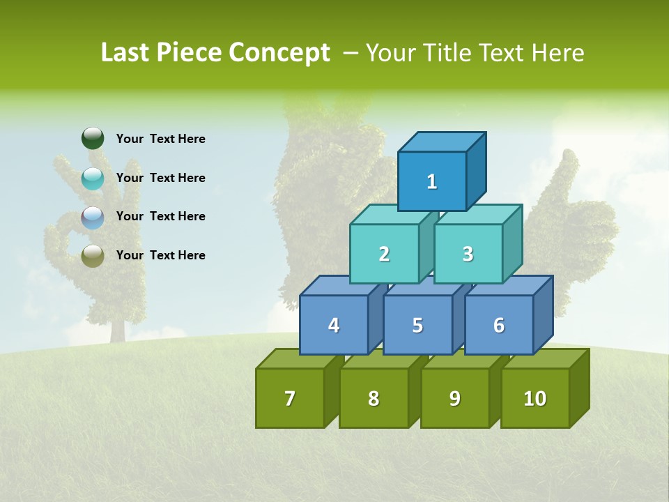 Good Environment Victory PowerPoint Template