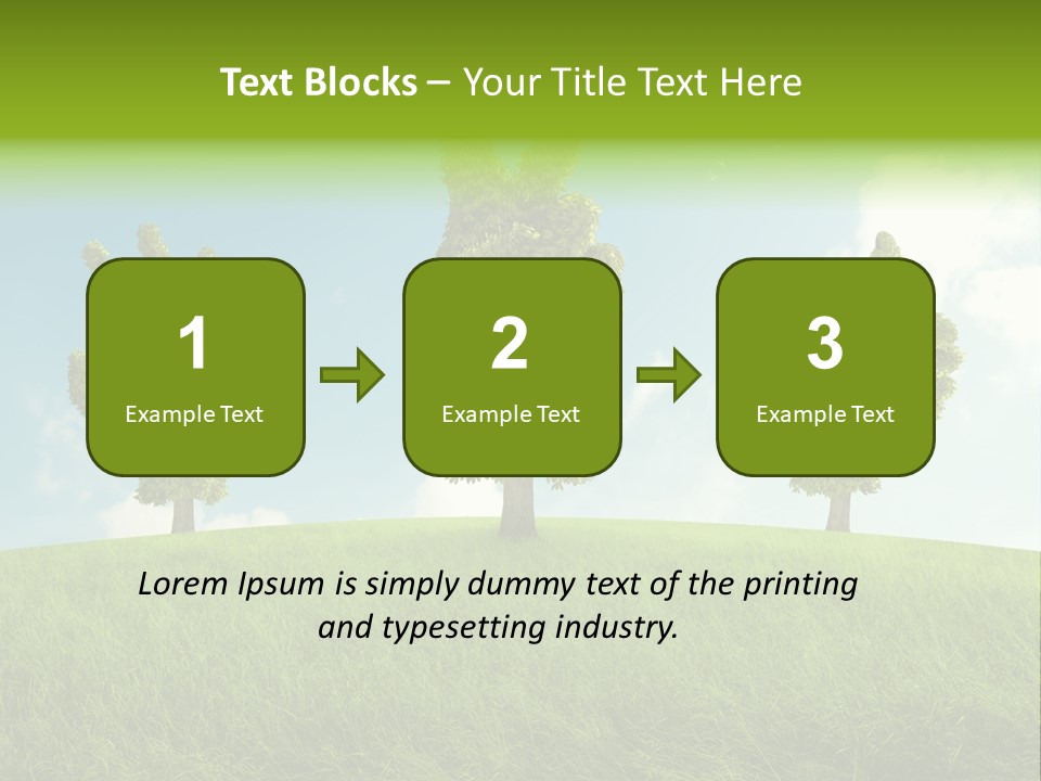 Good Environment Victory PowerPoint Template
