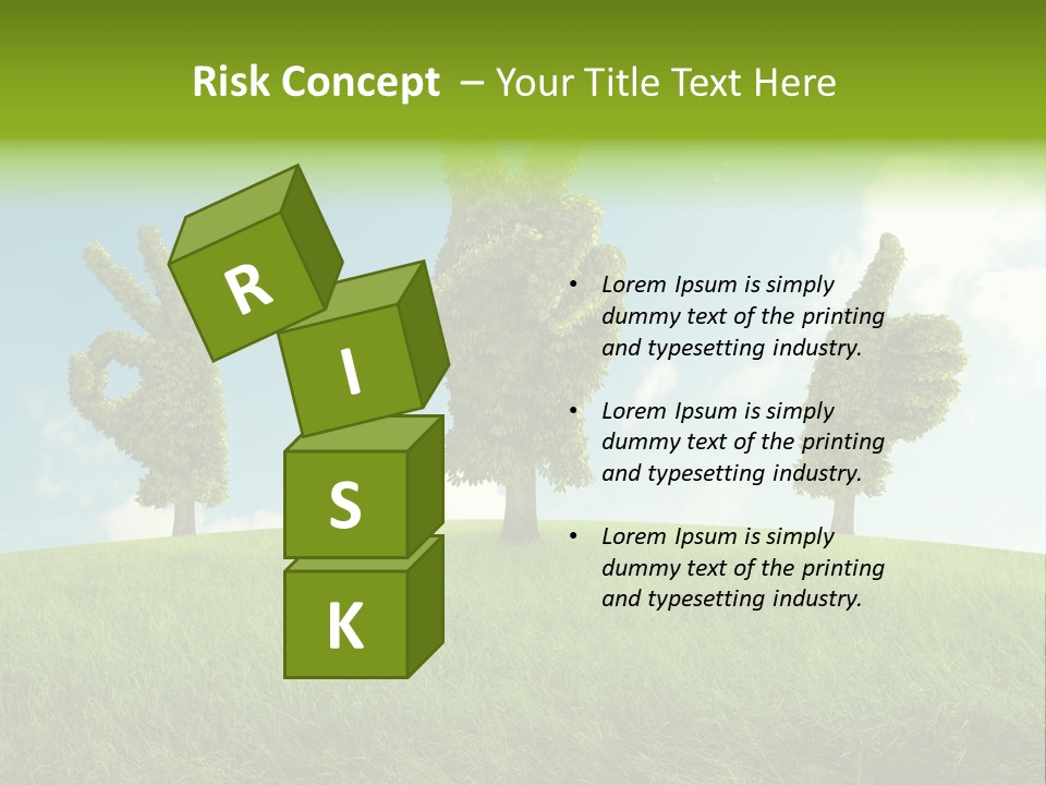 Good Environment Victory PowerPoint Template