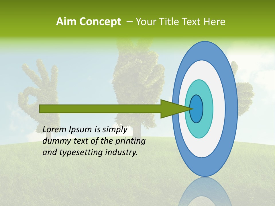 Good Environment Victory PowerPoint Template