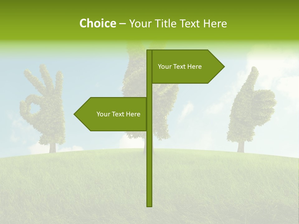 Good Environment Victory PowerPoint Template