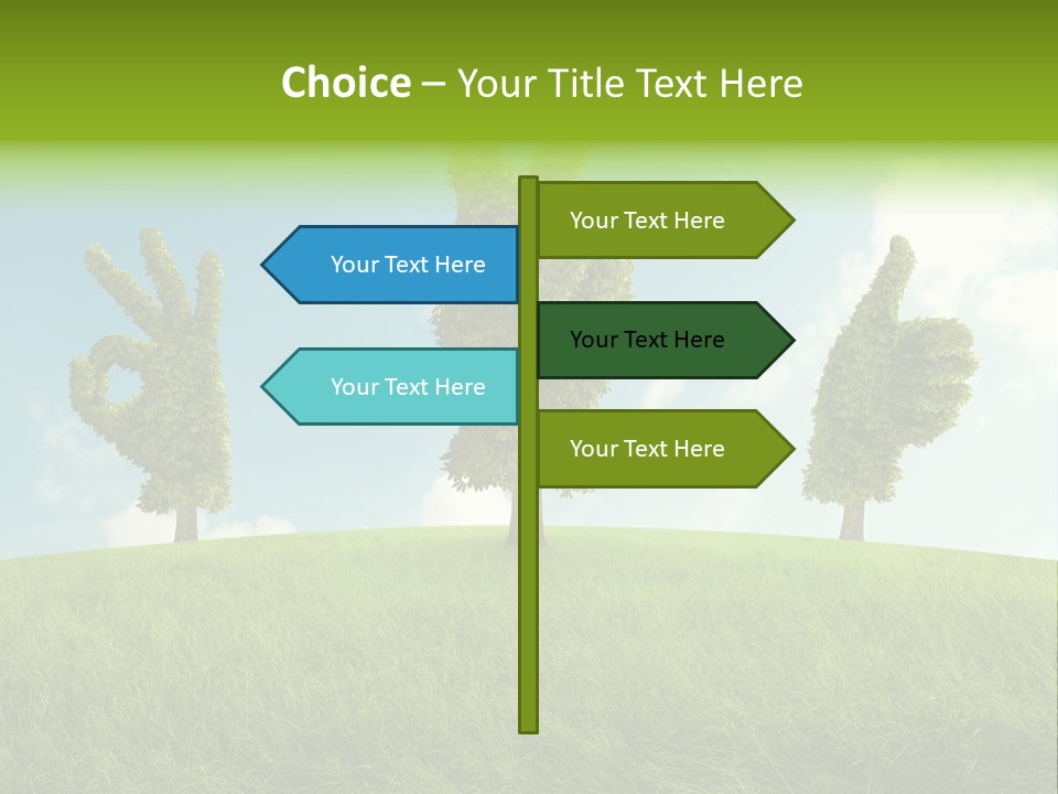 Good Environment Victory PowerPoint Template