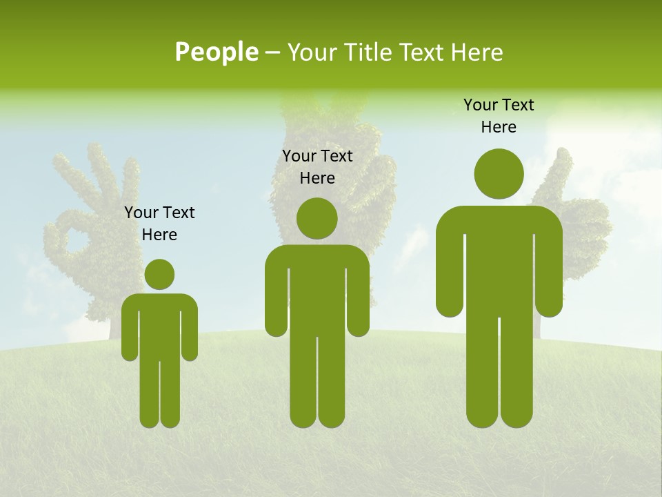 Good Environment Victory PowerPoint Template