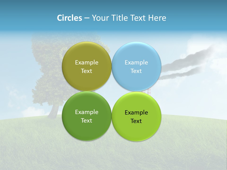 Smoke Toxics Tree Gesture PowerPoint Template