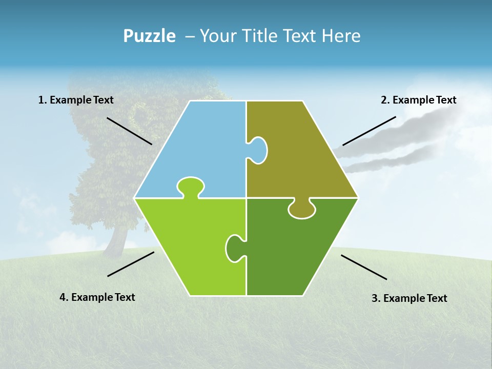 Smoke Toxics Tree Gesture PowerPoint Template