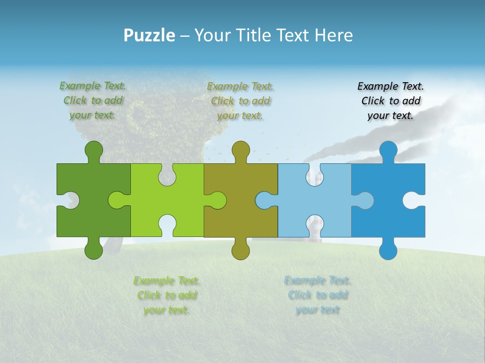 Smoke Toxics Tree Gesture PowerPoint Template