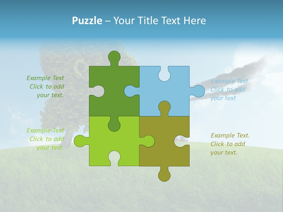 Smoke Toxics Tree Gesture PowerPoint Template