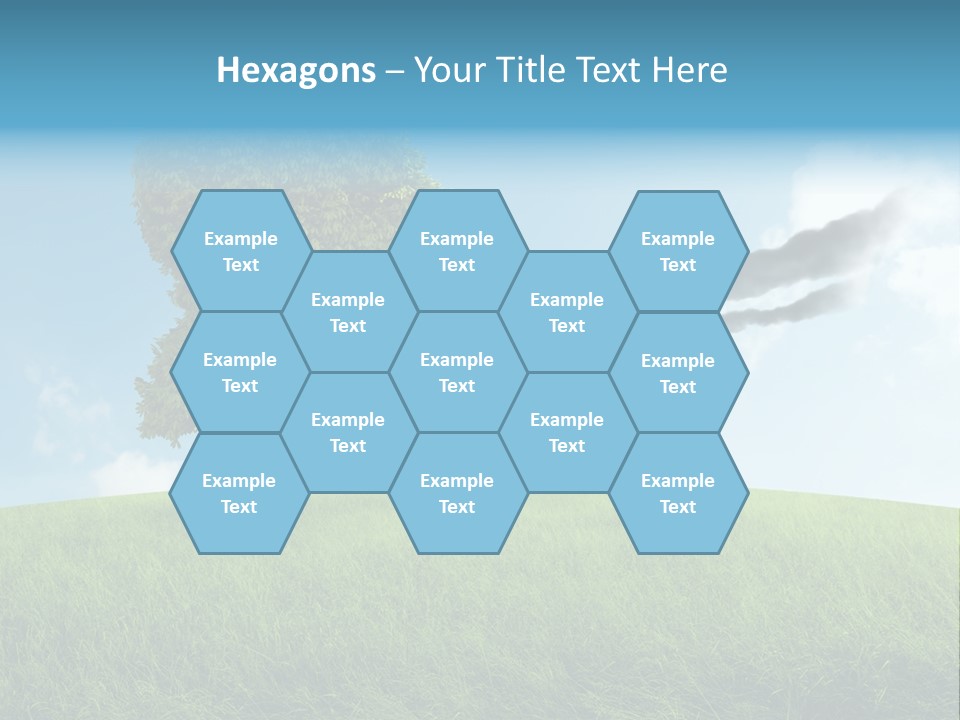 Smoke Toxics Tree Gesture PowerPoint Template