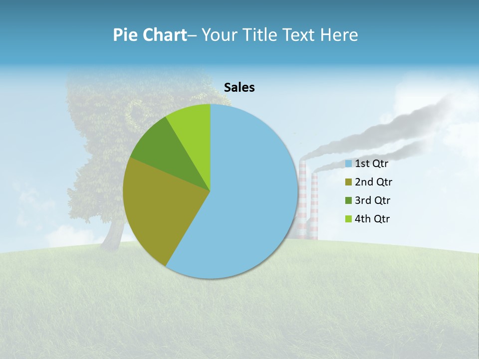 Smoke Toxics Tree Gesture PowerPoint Template