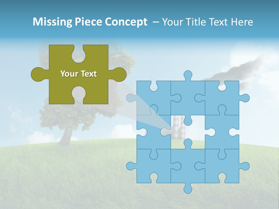 Smoke Toxics Tree Gesture PowerPoint Template