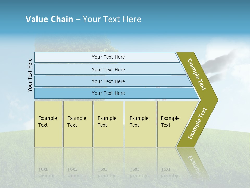 Smoke Toxics Tree Gesture PowerPoint Template