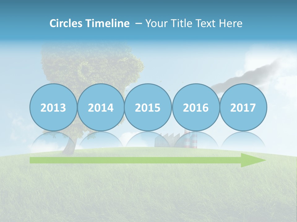 Smoke Toxics Tree Gesture PowerPoint Template