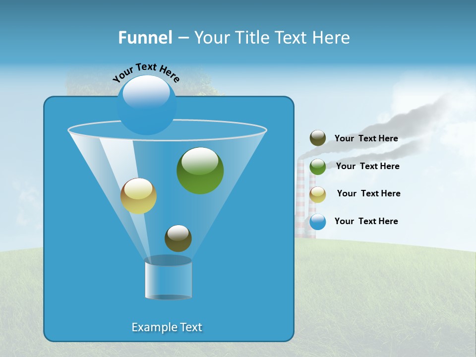 Smoke Toxics Tree Gesture PowerPoint Template